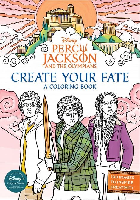 Cover Art for PERCY JACKSON AND THE OLYMPIANS CREATE YOUR FATE A COLORING BOOK TP