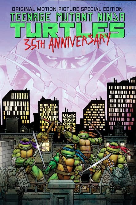 Cover Art for TEENAGE MUTANT NINJA TURTLES ORIGINAL MOTION PICTURE SPECIAL EDITION 35TH ANNIVERSARY TP