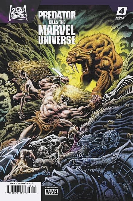 Cover Art for PREDATOR KILLS THE MARVEL UNIVERSE