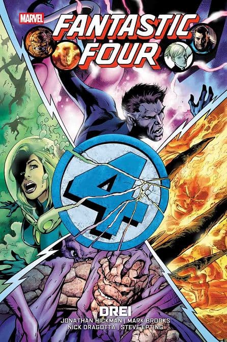 Cover Art for FANTASTIC FOUR: DREI ( HC )