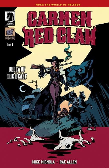 Cover Art for CARMEN RED CLAW BELLY OF THE BEAST