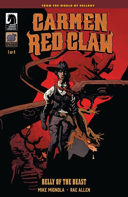 Cover Art for CARMEN RED CLAW BELLY OF THE BEAST