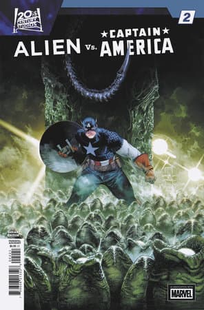 Cover Art for ALIEN VS. CAPTAIN AMERICA
