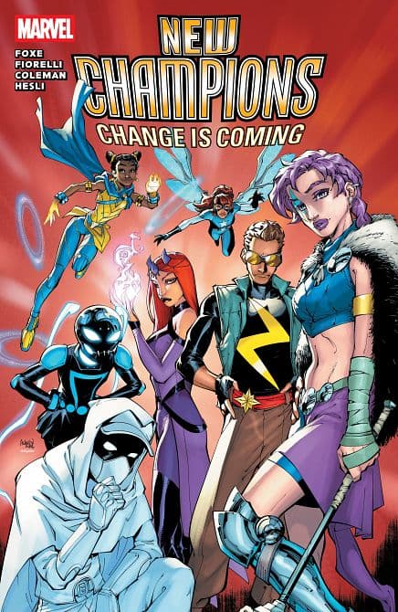 Cover Art for NEW CHAMPIONS CHANGE IS COMING TP