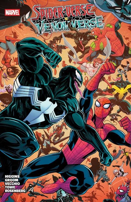 Cover Art for SPIDER-VERSE VS. VENOMVERSE TP
