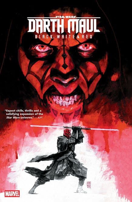 Cover Art for STAR WARS DARTH MAUL-BLACK, WHITE & RED TP