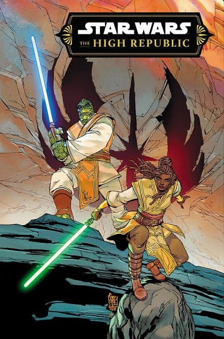 Cover Art for STAR WARS THE HIGH REPUBLIC PHASE III-TRIALS OF THE JEDI OMNIBUS CAMUNCOLI COVER [ DM ONLY ] HC