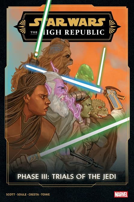 Cover Art for STAR WARS THE HIGH REPUBLIC PHASE III-TRIALS OF THE JEDI OMNIBUS PHIL NOTO COVER HC