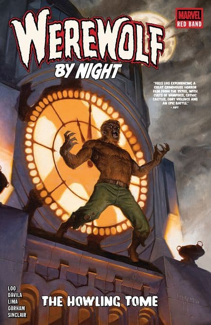 Cover Art for WEREWOLF BY NIGHT RED BAND TP
