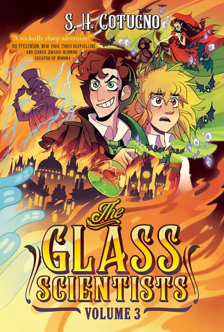 Cover Art for GLASS SCIENTISTS VOLUME THREE TP