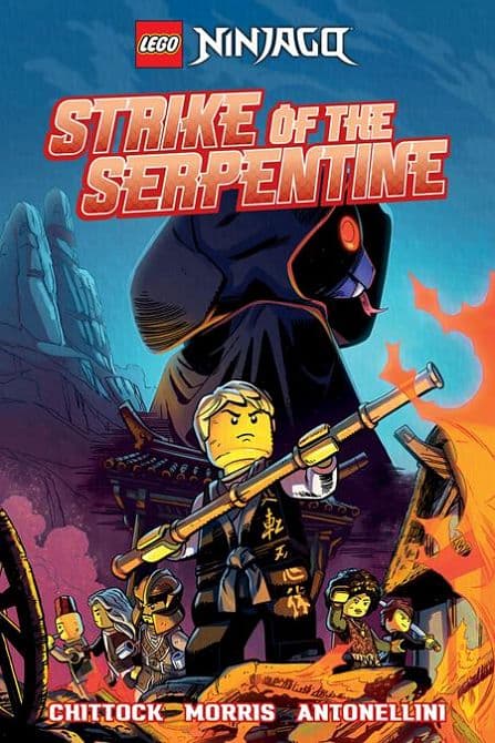 Cover Art for LEGO NINJAGO STRIKE OF THE SERPENTINE OGN