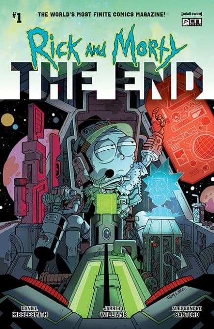 Cover Art for RICK AND MORTY THE END