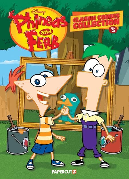 Cover Art for PHINEAS AND FERB CLASSIC COMICS COLLECTION TP VOL 05