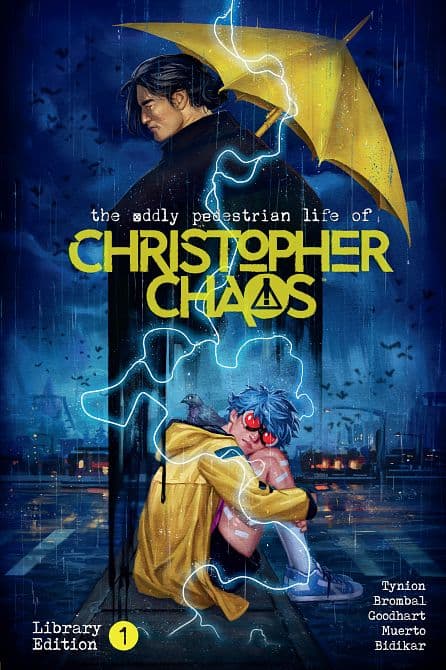 Cover Art for ODDLY PEDESTRIAN LIFE OF CHRISTOPHER CHAOS LIBRARY EDITION VOLUME 01 HC