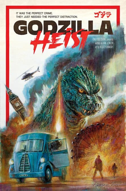 Cover Art for GODZILLA HEIST TP