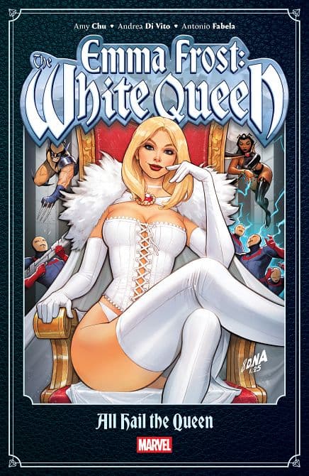 Cover Art for EMMA FROST THE WHITE QUEEN-ALL HAIL THE QUEEN TP
