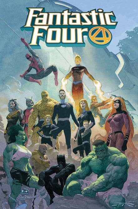 Cover Art for FANTASTIC FOUR BY DAN SLOTT OMNIBUS VOL. 01 HC