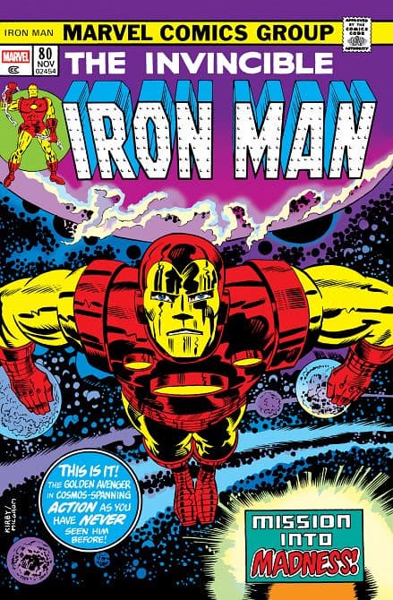 Cover Art for INVINCIBLE IRON MAN OMNIBUS VOL. 04 JACK KIRBY COVER [ DM ONLY ] HC