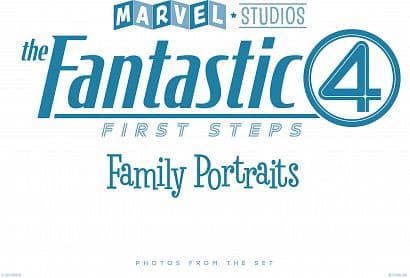 Cover Art for MARVEL STUDIOS' THE FANTASTIC FOUR FIRST STEPS-FAMILY PORTRAITS PHOTOS FROM THE SET HC
