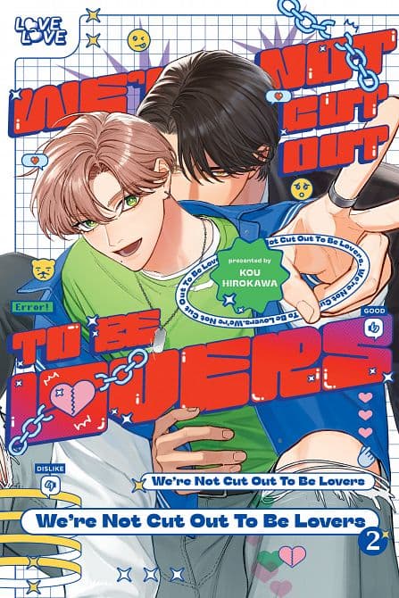 Cover Art for WE'RE NOT CUT OUT TO BE LOVERS, VOLUME 02 TP