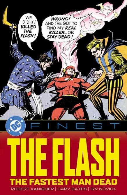 Cover Art for DC FINEST THE FLASH THE FASTEST MAN DEAD TP