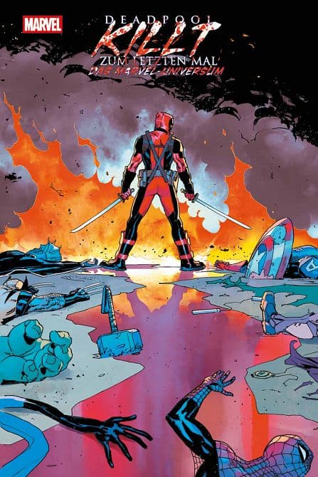 Cover Art for DEADPOOL KILLT ZUM LETZTEN MAL DAS MARVEL-UNIVERSUM ( HC )