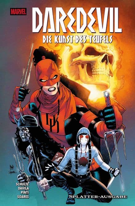 Cover Art for DAREDEVIL: DIE KUNST DES TEUFELS SPLATTER-AUSGABE ( SC )