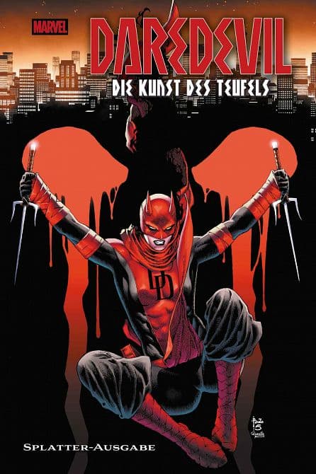 Cover Art for DAREDEVIL: DIE KUNST DES TEUFELS SPLATTER-AUSGABE ( HC )