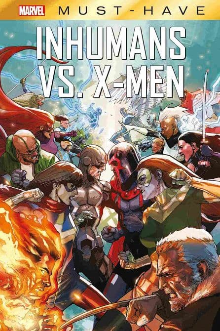 Cover Art for MARVEL MUST-HAVE: INHUMANS VS. X-MEN ( HC )