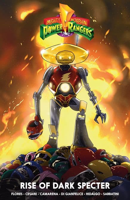 Cover Art for MIGHTY MORPHIN POWER RANGERS RISE OF DARK SPECTER TP