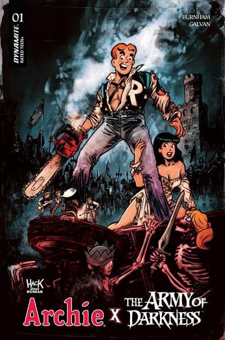 Cover Art for ARCHIE X ARMY OF DARKNESS
