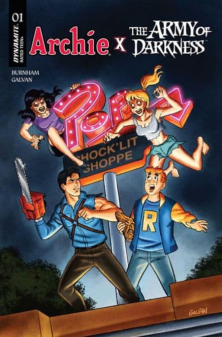 Cover Art for ARCHIE X ARMY OF DARKNESS