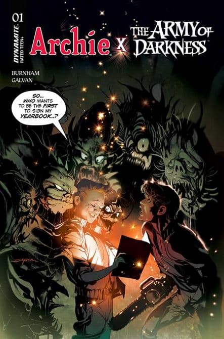 Cover Art for ARCHIE X ARMY OF DARKNESS