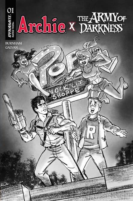 Cover Art for ARCHIE X ARMY OF DARKNESS