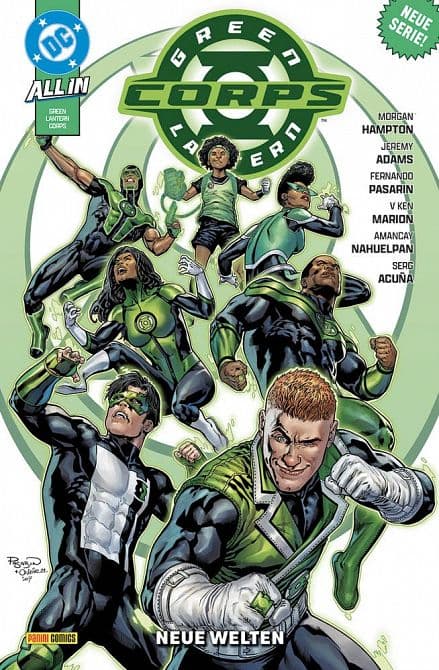Cover Art for GREEN LANTERN CORPS ( ab 2026 ) SOFTCOVER