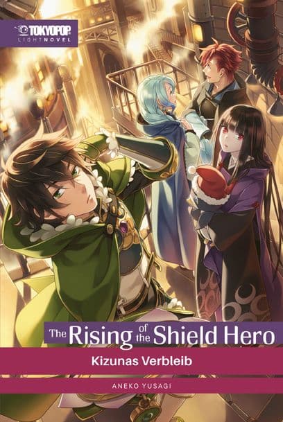 Cover Art for THE RISING OF THE SHIELD HERO LIGHT NOVEL