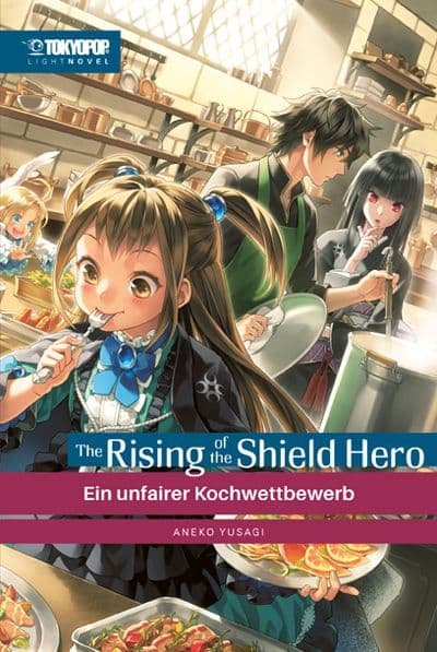 Cover Art für THE RISING OF THE SHIELD HERO LIGHT NOVEL