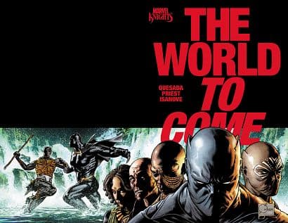 Cover Art for MARVEL KNIGHTS THE WORLD TO COME HC