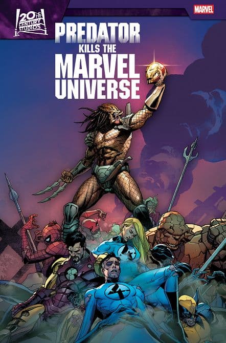 Cover Art for PREDATOR KILLS THE MARVEL UNIVERSE TP