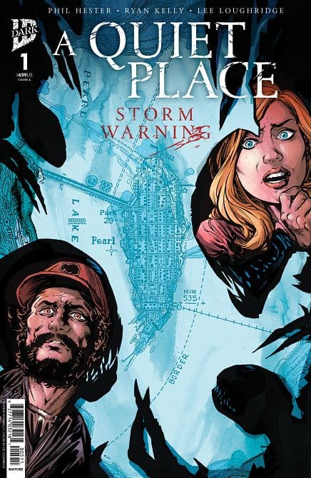 Cover Art for A QUIET PLACE STORM WARNING