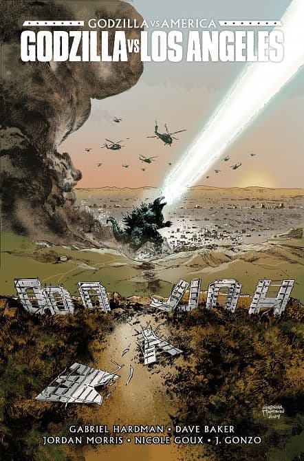 Cover Art for GODZILLA VS. AMERICA LOS ANGELES HC