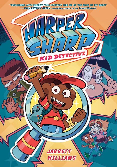 Cover Art for HARPER SHARP KID DETECTIVE HC