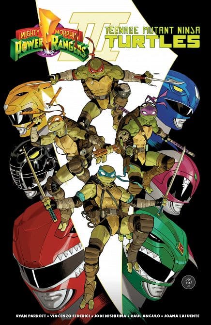 Cover Art for MIGHTY MORPHIN POWER RANGERS/TEENAGE MUTANT NINJA TURTLES III TP