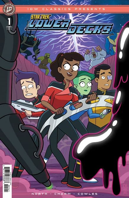 Cover Art for STAR TREK LOWER DECKS IDW CLASSICS