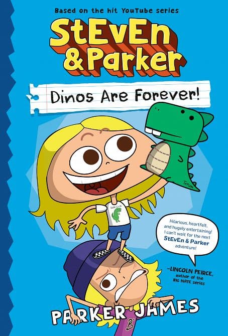 Cover Art for STEVEN AND PARKER DINOS ARE FOREVER! HC
