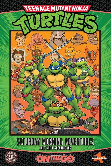 Cover Art for TEENAGE MUTANT NINJA TURTLES SATURDAY MORNING ADVENTURES-ON THE GO HALF-SHELL SHENANIGANS TP