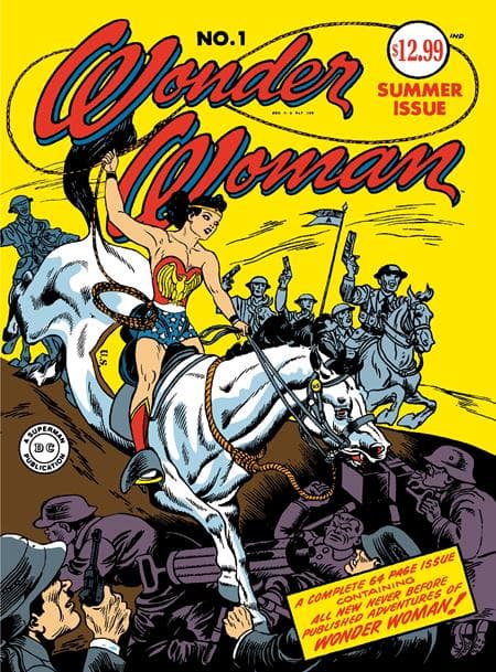 Cover Art for WONDER WOMAN FACSIMILE EDITION