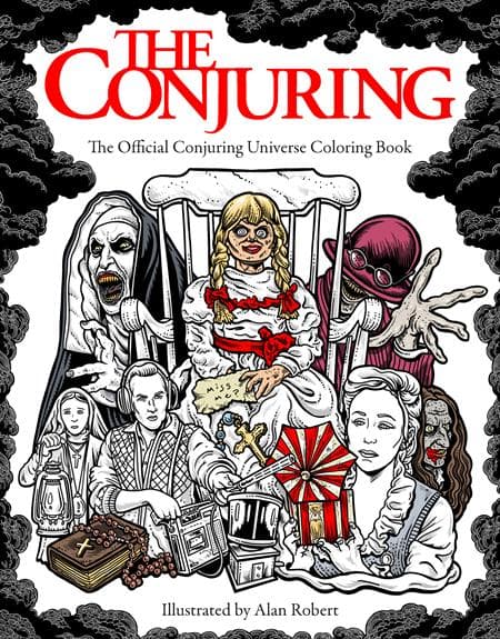 Cover Art for CONJURING HC THE OFFICIAL CONJURING UNIVERSE COLORING BOOK