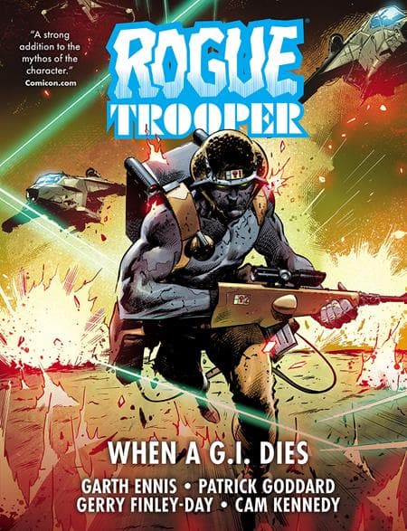 Cover Art for ROGUE TROOPER WHEN A GI DIES HC