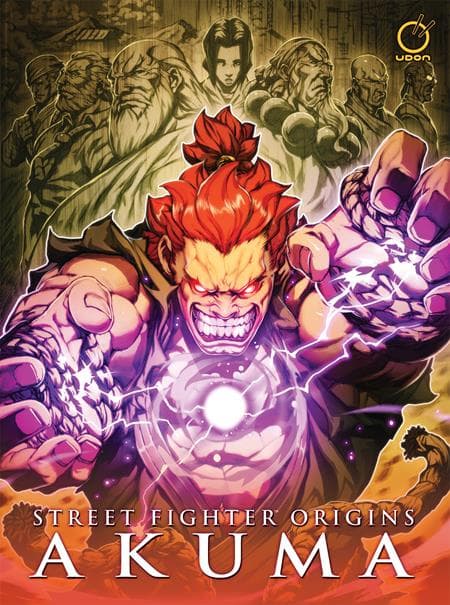 Cover Art for STREET FIGHTER ORIGINS HC AKUMA